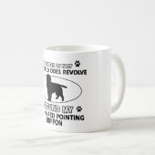 Lustiges Drahthaar, das griffon Entwürfe zeigt Kaffeetasse (VorderseiteRechts)