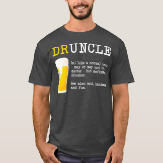 Lustiges Drunckle Druncle Shirt Wörterbuch Defini