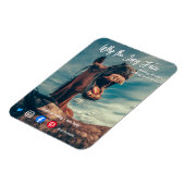 lustiges echtes Anwesen Magnet (Linke Seite)