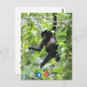 lustiges echtes Anwesen Postkarte (Vorne/Hinten)