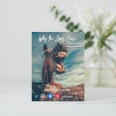 lustiges echtes Anwesen Postkarte (Stehend Vorderseite)