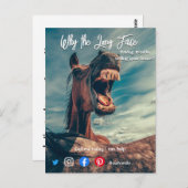 lustiges echtes Anwesen Postkarte (Vorne/Hinten)