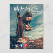 lustiges echtes Anwesen Postkarte (Vorderseite)