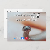 lustiges echtes Anwesen schnuppern Sie Ihre nächst Postkarte (Vorne/Hinten)