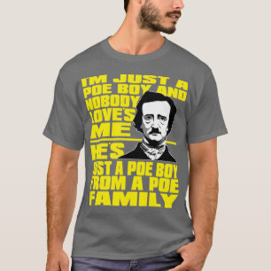 Lustiges Edgar Allan Poe Meme Design Ich bin nur e T-Shirt