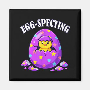 Lustiges Ei-Specting Ostertag Baby-Ankündigung Magnet