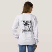 Lustiges Eichhörnchen Gesuchtes Poster | Vogelfutt Sweatshirt (Schwarz voll)