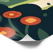 Lustiges Eichhörnchen Poster (Ecke)