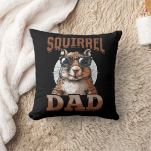 Lustiges Eichhörnchen Tier Eichhörnchen Papa Kissen
