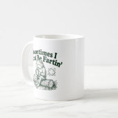 Lustiges Eigenartiges Frosch-Geschenk, Manchmal Fu Kaffeetasse (Vorderseite Links)