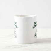 Lustiges Eigenartiges Frosch-Geschenk, Manchmal Fu Kaffeetasse (Mittel)