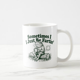 Lustiges Eigenartiges Frosch-Geschenk, Manchmal Fu Kaffeetasse