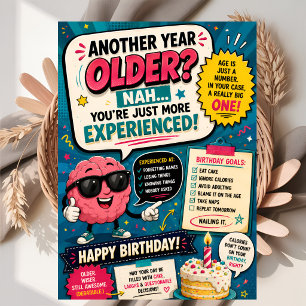 Lustiges Ein Jahr Älter Geburtstag Karte