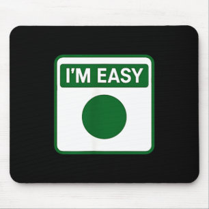 Lustiges einfaches Snowboard-Ski-Berg-Schild-Ski-S Mousepad