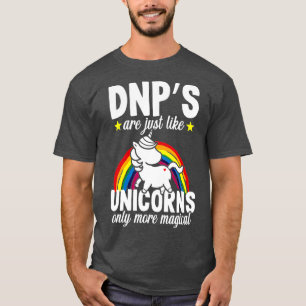 Lustiges Einhorn DNP Doktor der Pflegepraxis T-Shirt