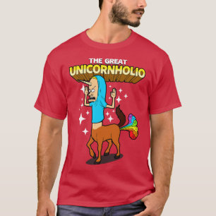 Lustiges Einhorn Furzender Regenbogen Retro 90er T T-Shirt