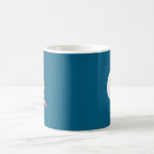 Lustiges Einhorn mit Mittelfinger Morgenmuffel Kaffeetasse (Mittel)