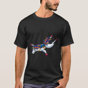 Lustiges Einhorn Skydiving Freier Fall Skydiver Fa T-Shirt