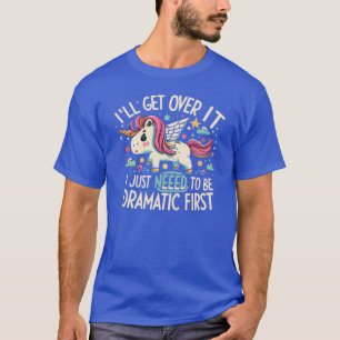 Lustiges Einhorn-Zitat Ich Werde Es Überwinden Ich T-Shirt