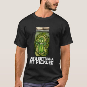 Lustiges Einmachglas Gruselige Gurkenscheiben Gurk T-Shirt