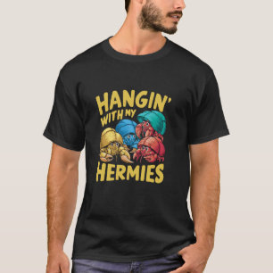 Lustiges Einsiedlerkrebs Haustierbesitzer Strand D T-Shirt