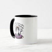 Lustiges Einstellungsproblem Sarkasmus Katze  Tasse (Vorderseite Links)