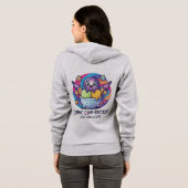 lustiges Eis Hoodie (Schwarz voll)