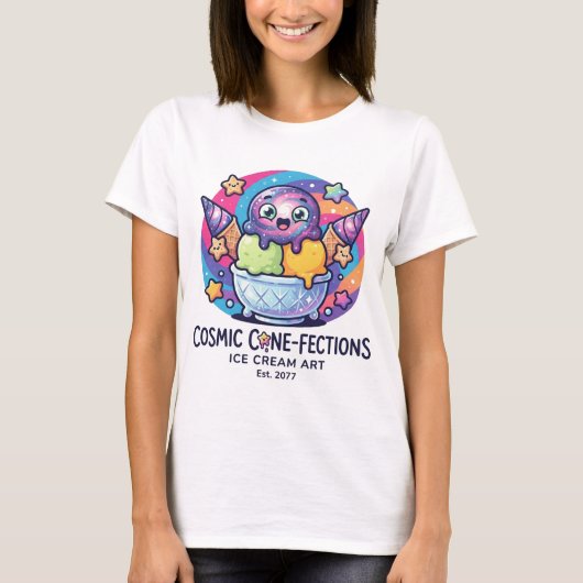 lustiges Eis T-Shirt (Vorderseite)