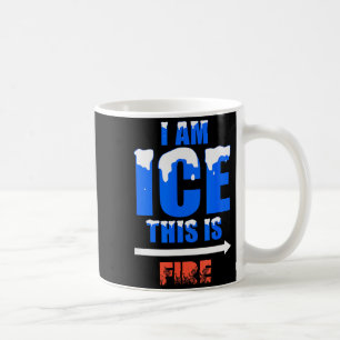 Lustiges Eis- und Feuerkostüm Halloween-Familien-M Kaffeetasse