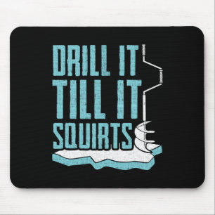 Lustiges Eisangler-Design für Männer Frauen Eis-Fi Mousepad