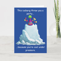 Lustiges Eisberg-Geburtstags-Humor-Party-Design