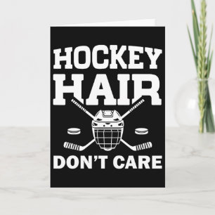 Lustiges Eishockey-Design für Mädchen Frauen Eisho Karte