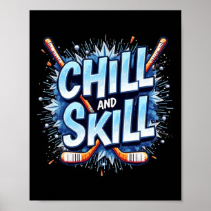 Lustiges Eishockey-Zitat-Geschenk Fähigkeit Poster