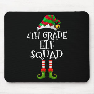 Lustiges Elfenteam Lehrer Weihnachten Schüler der Mousepad