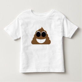 Lustiges Emoji Poo Kleinkind T-shirt