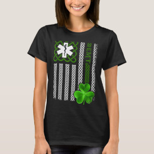Lustiges Ems Emt Rettungshelfer-Geschenk St. Patri T-Shirt