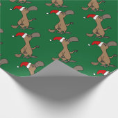 Lustiges Ente-berechnetes Platypus im Geschenkpapier (Ecke)