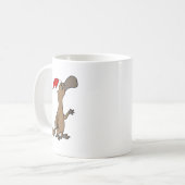 Lustiges Ente-berechnetes Platypus im Kaffeetasse (Vorderseite Links)