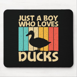 Lustiges Enten-Design für Jungen Kinder Entenjäger Mousepad