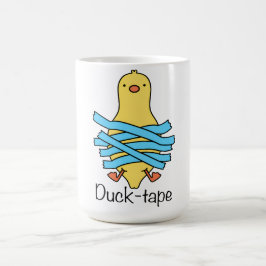 Lustiges Enten-Klebeband Wortspiel Süße Ente Duct Kaffeetasse