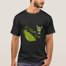 Lustiges Erbsen-Shirt – Cute Veggie-Grafik-T-Shirt