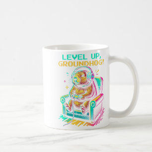 Lustiges Erdhörnchen-Gamer-Grafik-Männer-Jungen-Te Kaffeetasse