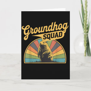 Lustiges Erdhörnchen-Team Frohen Erdhörnchentag Mä Karte