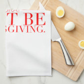 Lustiges Erntedank-Tuch Geschirrtuch (Viertel Falte)