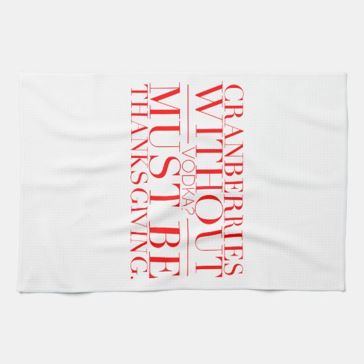 Lustiges Erntedank-Tuch Geschirrtuch (Horizontal)