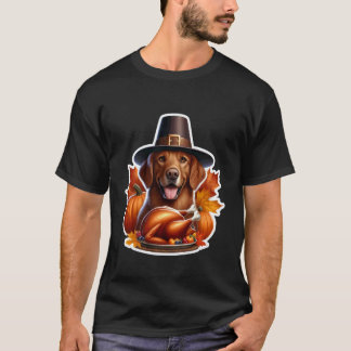 Lustiges Erntedankfest Chesapeake Bay Retriever Hu T-Shirt