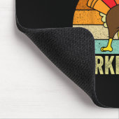 Lustiges Erntedankfest Errate Was Truthahn Hintern Mousepad (Ecke)