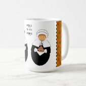Lustiges Erntedankfest Kaffeetasse (VorderseiteRechts)
