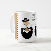 Lustiges Erntedankfest Kaffeetasse (Vorderseite Links)