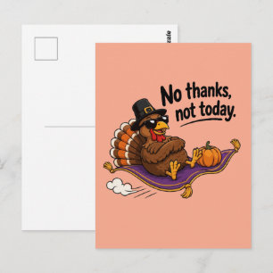 Lustiges Erntedankfest Truthahn Nein Danke Nicht H Postkarte